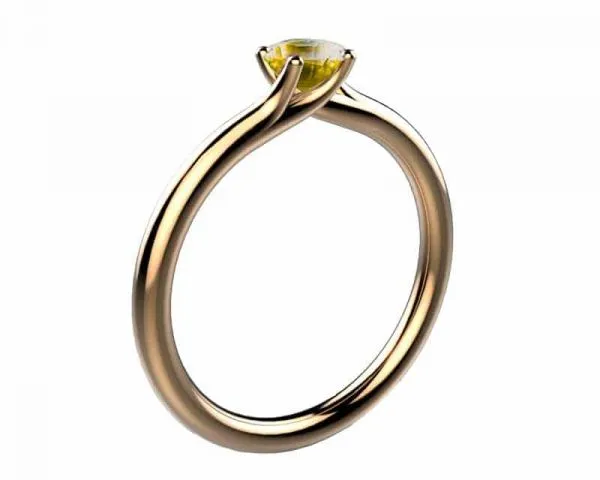 Saphir jaune 0.30 ct