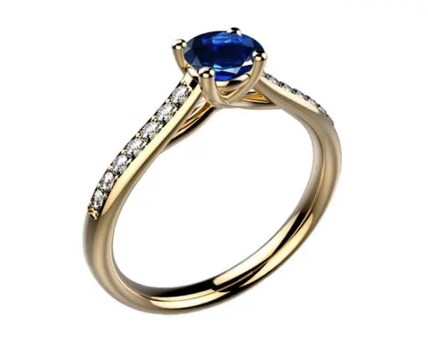 Bague-saphir-bleu-diamant-or-jaune-Dana-pavée