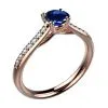 Bague-saphir-bleu-diamant-or-rose-Dana-pavée