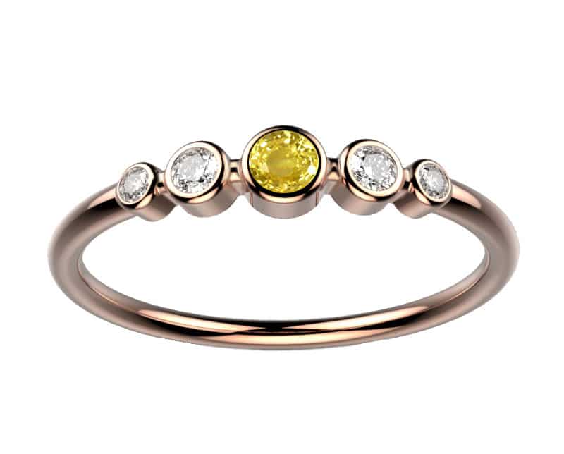Bague-saphir-jaune-diamant-or-rose-Ingénue