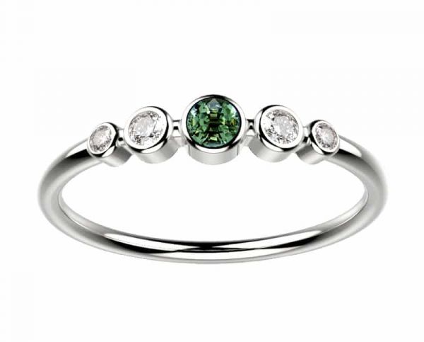Bague-saphir-vert-diamant-or-blanc-Ingénue