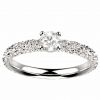 Bague diamant or blanc Estretat