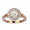 Bague Diamant or rose Juliet M