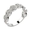 Alliance diamant en or blanc 8 pierres Lakme pour un mariage éthique