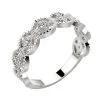 Alliance diamant en or blanc 8 pierres Lakme pour un mariage éthique