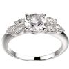 Bague de fiançailles diamant 0.50 ct or blanc Lyra