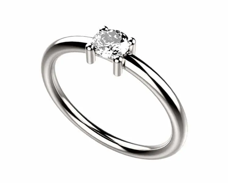 Bague-fiancailles-Diamant-or-blanc-Foll'Envie-0,15-ct