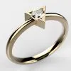 Or jaune et Diamant 0.15 ct