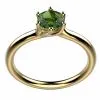 Bague saphir or jaune Clio 6G saphir vert