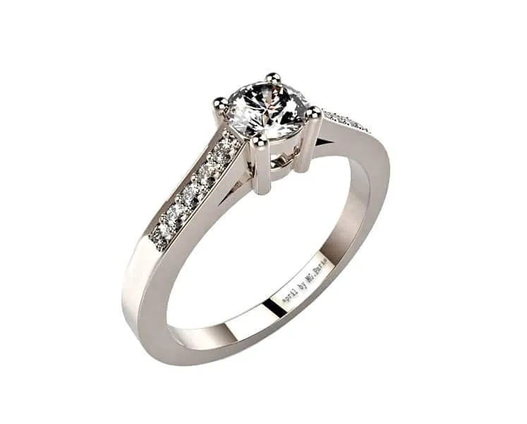 Solitaire Diamant 0.15 ct