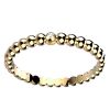 Alliance Femme diamant 1 or jaune Comete anneau perlé