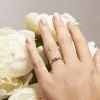 Bague diamant or blanc éthique Ankaa