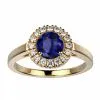 Bague saphir or jaune Juliet M