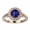 Bague saphir or rose Juliet M