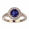 Bague saphir or rose Juliet M