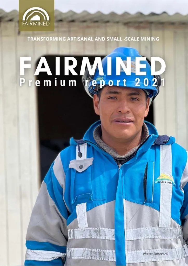 Fairmined rapport 2021 or éthique et joaillerie