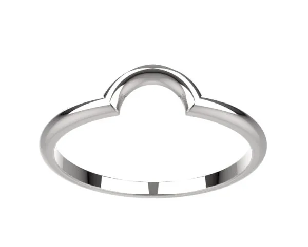 Alliance femme or blanc Juliet S 1.6 mm face