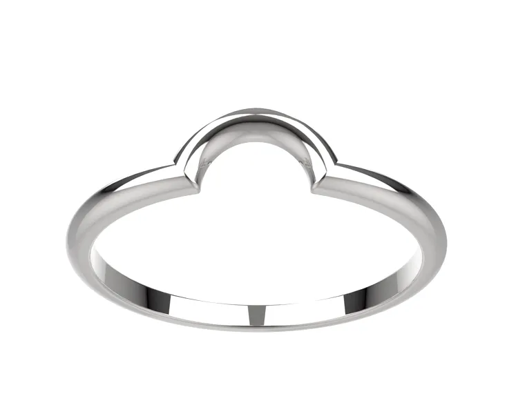 Alliance femme or blanc Juliet S 1.6 mm face