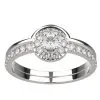 Alliance femme or blanc Juliet S