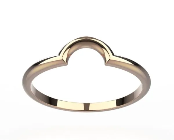 Alliance femme or jaune Juliet 1.6 mm face