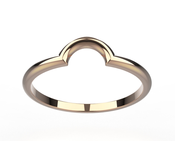 Alliance femme or jaune Juliet 1.6 mm face
