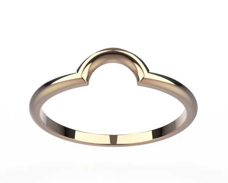 Alliance femme or jaune Juliet 1.6 mm face