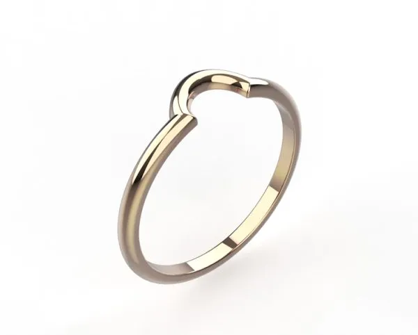 Alliance femme or jaune Juliet 1.6 mm profil