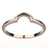 Alliance femme or rose Juliet 1.6 mm face