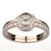Alliance femme or rose Juliet S face