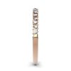 Alliance diamant Jane 19 pierres profil