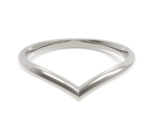 Alliance femme or blanc Idylle