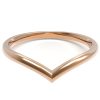 Alliance femme or rose Idylle