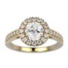 Bague diamant or jaune pavé Juliet M