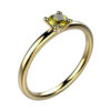 Bague saphir or jaune Candide saphir jaune