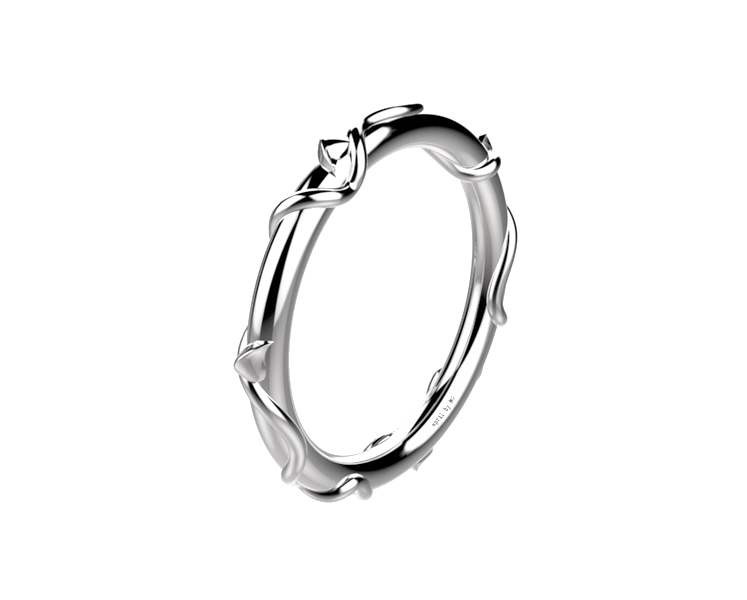 Alliance argent Tivoli jonc 2 mm