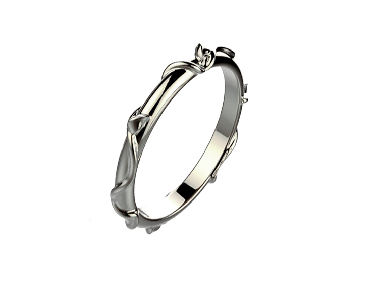 Alliance femme argent Tivoli